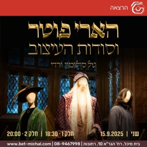 הארי פוטר וסודות העיצוב: חלק 1 וחלק 2 | טל סולומון ורדי 15.9.25