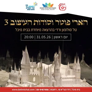 הארי פוטר וסודות העיצוב: חלק 3 | טל סולומון ורדי 31.5.26